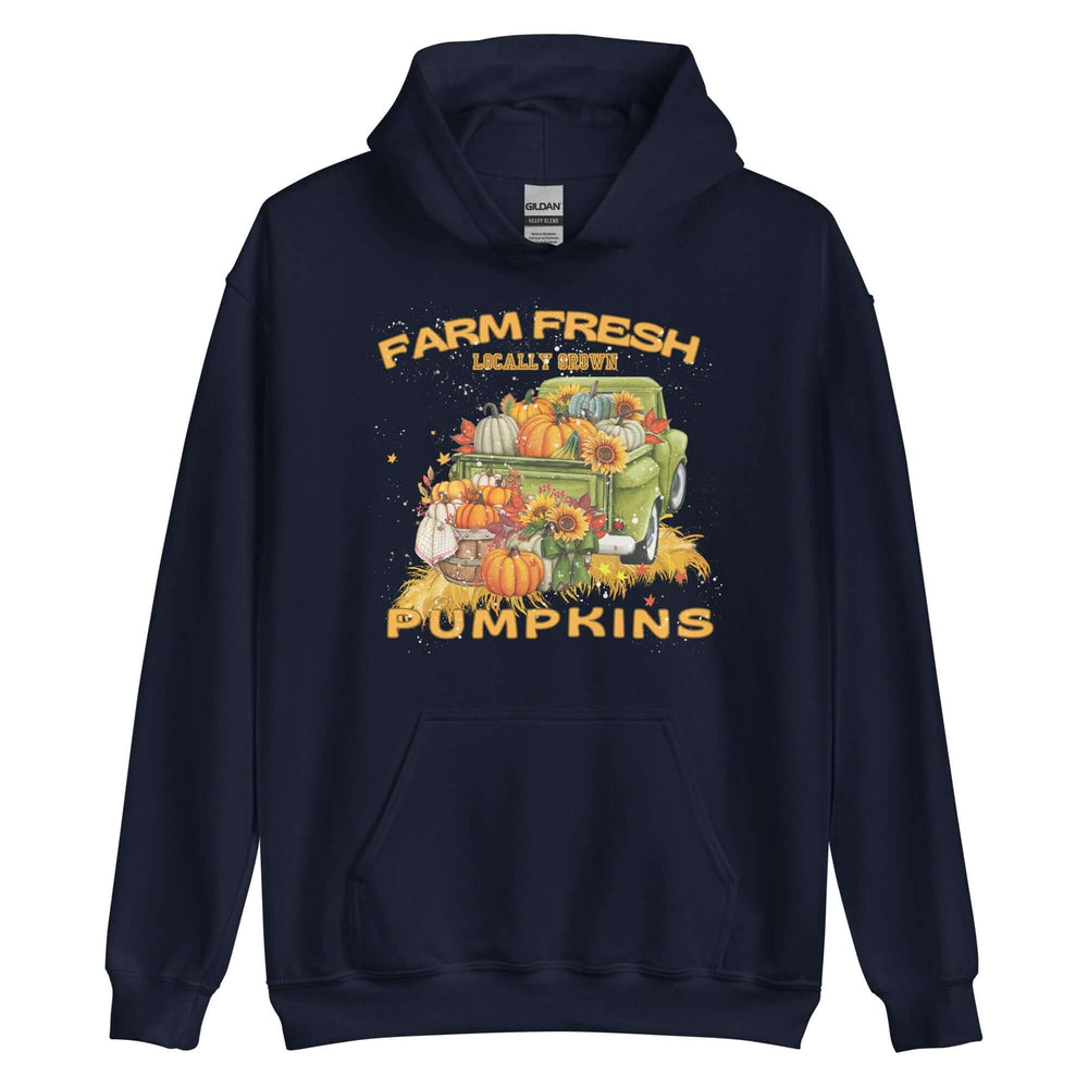 Locally Grown Pumpkins Farm Fresh Farmhouse Style Unisex Hoodie | Boutique In USA, Hoodies, $ 48.50, A Moment Of Now™