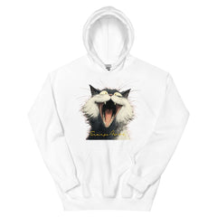 Savage Cat Vibes Hoodie - Bold Graphic Streetwear, Hoodies, $ 48.00, A Moment Of Now™