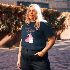 Pink Be My Valentine Gnome Unisex T-shirt, T-shirts, $ 32.50, A Moment Of Now™