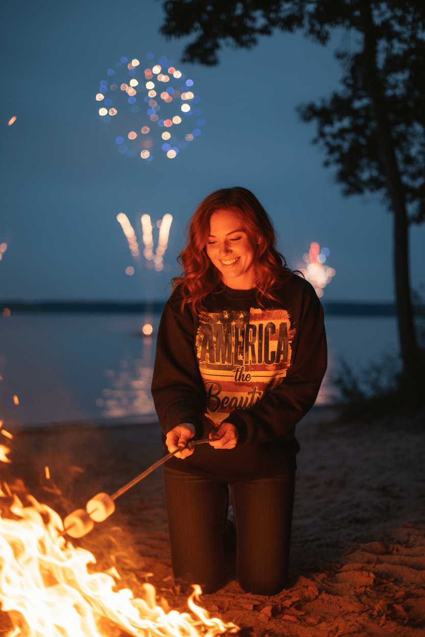 America The Beautiful Oversized Heavyweight Sweatshirt | Patriotic USA Graphic Pullover | Vintage American Pride Crewneck | Boutique In USA, Sweatshirts, $ 65.00, A Moment Of Now™
