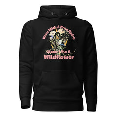 Free Spirit Wildflower Graphic Hoodie | Unisex Style, Hoodies, $ 50.00, A Moment Of Now™