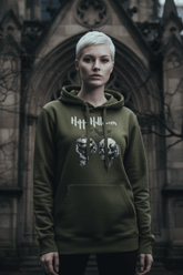 Skull & Jack O'Lantern Hoodie | Spooky Gothic Halloween Sweatshirt | Boutique In USA, Hoodies, $ 60.50, A Moment Of Now™