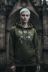 Skull & Jack O'Lantern Hoodie | Spooky Gothic Halloween Sweatshirt | Boutique In USA, Hoodies, $ 60.50, A Moment Of Now™