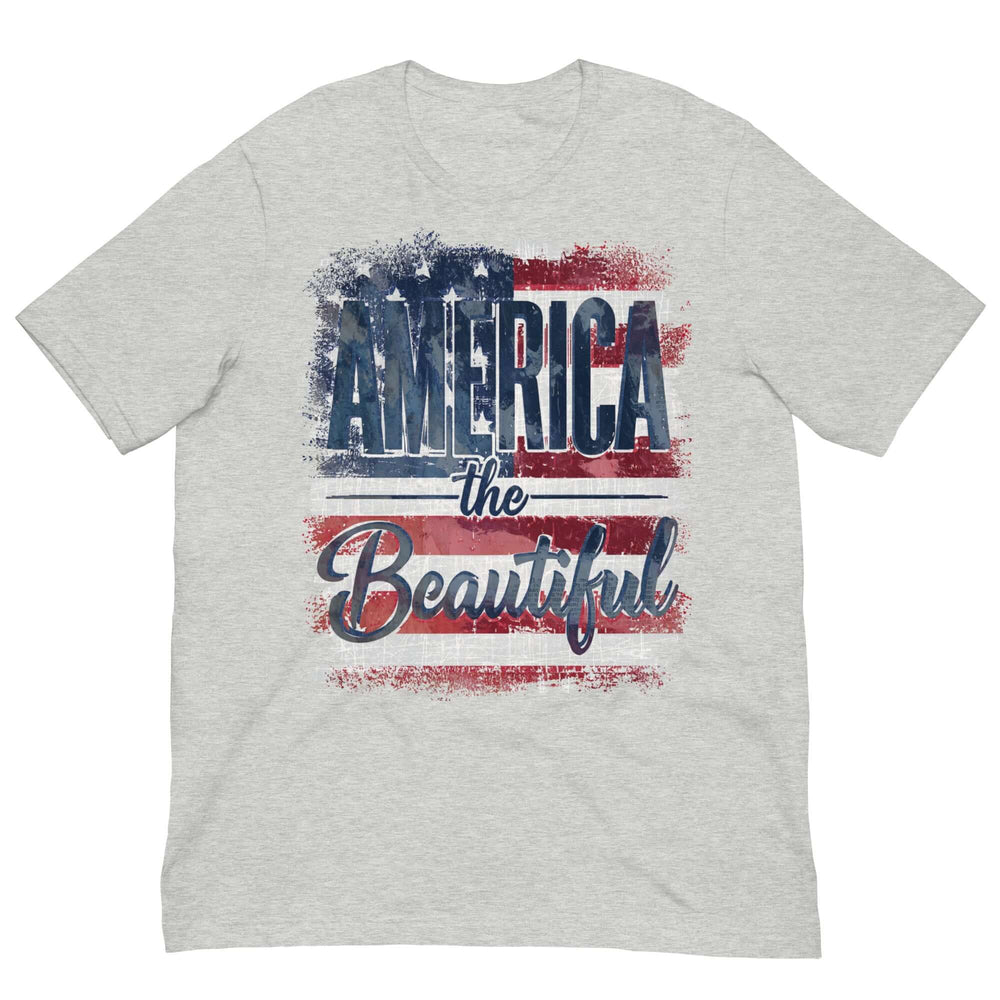 America The Beautiful T-Shirt | Patriotic Graphic Tee | Fourth of July Shirt | Boutique In USA, T-Shirts, $ 40.50, A Moment Of Now™