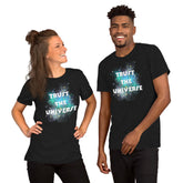 Trust The Universe Synchronicity Inspirational Quote Graphic T-shirt, T-shirts, $ 36.50, A Moment Of Now™