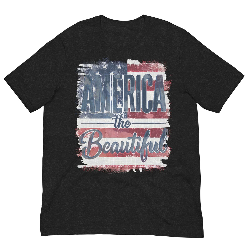 America The Beautiful T-Shirt | Patriotic Graphic Tee | Fourth of July Shirt | Boutique In USA, T-Shirts, $ 40.50, A Moment Of Now™