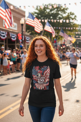 USA 250th Birthday American Spirit Eagle T-Shirt Tee
