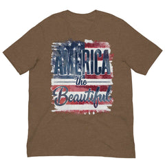 America The Beautiful T-Shirt | Patriotic Graphic Tee | Fourth of July Shirt | Boutique In USA, T-Shirts, $ 40.50, A Moment Of Now™