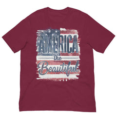 America The Beautiful T-Shirt | Patriotic Graphic Tee | Fourth of July Shirt | Boutique In USA, T-Shirts, $ 40.50, A Moment Of Now™