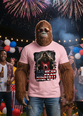 American Bigfoot Graphic Tee – Retro Sasquatch T-Shirt