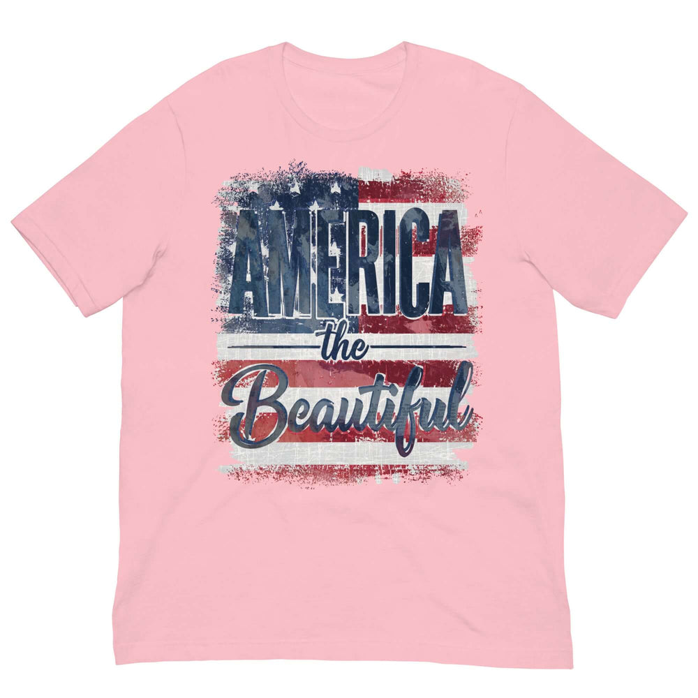 America The Beautiful T-Shirt | Patriotic Graphic Tee | Fourth of July Shirt | Boutique In USA, T-Shirts, $ 40.50, A Moment Of Now™