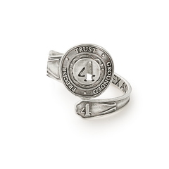 Number 4 Spoon Ring | Precise, Trust, and Grounded, Rings, $ 9.90, A Moment Of Now™