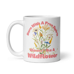 Free Spirit Wildflower Coffee Mug - Unleash Your Soul, Mugs, $ 17.50, A Moment Of Now™