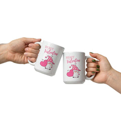 Pink Be My Valentine Gnome Mug – Sip Love!, Mugs, $ 19.00, A Moment Of Now™