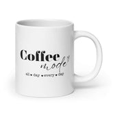 Coffee Mode All Day Every Day Coffee Mug Cup, Mugs, $ 24.50, A Moment Of Now™