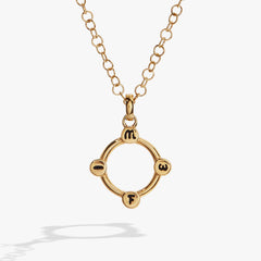 Wife Hidden Message Acrostic Necklace, Necklaces, $ 23.90, A Moment Of Now™