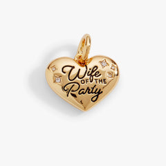 ‘Wife of the Party’ Heart Charm, Charms & Pendants, $ 22.00, A Moment Of Now™