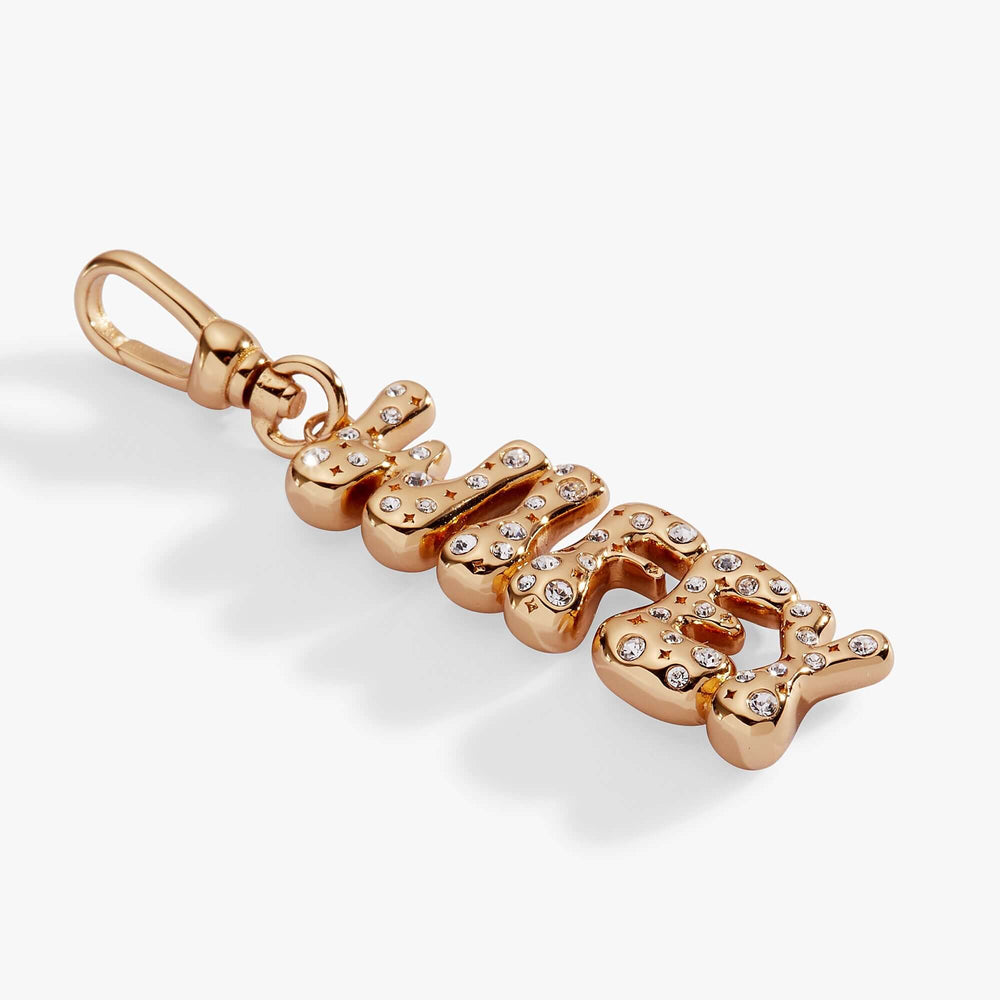 'Wifey' Bubble Crystal Clip Charm, Charms & Pendants, $ 22.00, A Moment Of Now™
