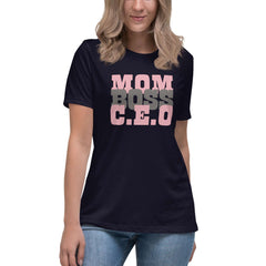 Mom Boss C.E.O Graphic Tee - Celebrate Her Strength, T-shirts, $ 32.50, A Moment Of Now™