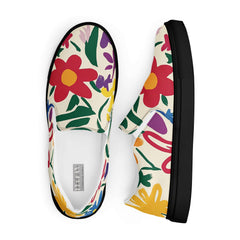 Lunetta Colorful Floral Women’s Slip-on Canvas Shoes | Boutique In USA, Flats, $ 68.50, A Moment Of Now™
