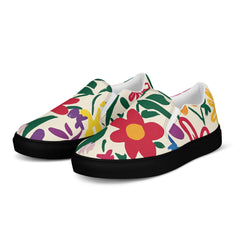 Lunetta Colorful Floral Women’s Slip-on Canvas Shoes | Boutique In USA, Flats, $ 68.50, A Moment Of Now™