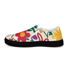 Lunetta Colorful Floral Women’s Slip-on Canvas Shoes | Boutique In USA, Flats, $ 68.50, A Moment Of Now™