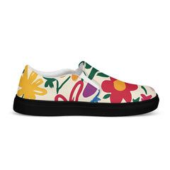 Lunetta Colorful Floral Women’s Slip-on Canvas Shoes | Boutique In USA, Flats, $ 68.50, A Moment Of Now™