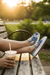 Star-Spangled Bloom Slip-On Canvas Sneakers | A Moment Of Now™, Sneakers, $ 75.00, A Moment Of Now™