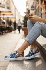 Star-Spangled Bloom Slip-On Canvas Sneakers | A Moment Of Now™, Sneakers, $ 75.00, A Moment Of Now™