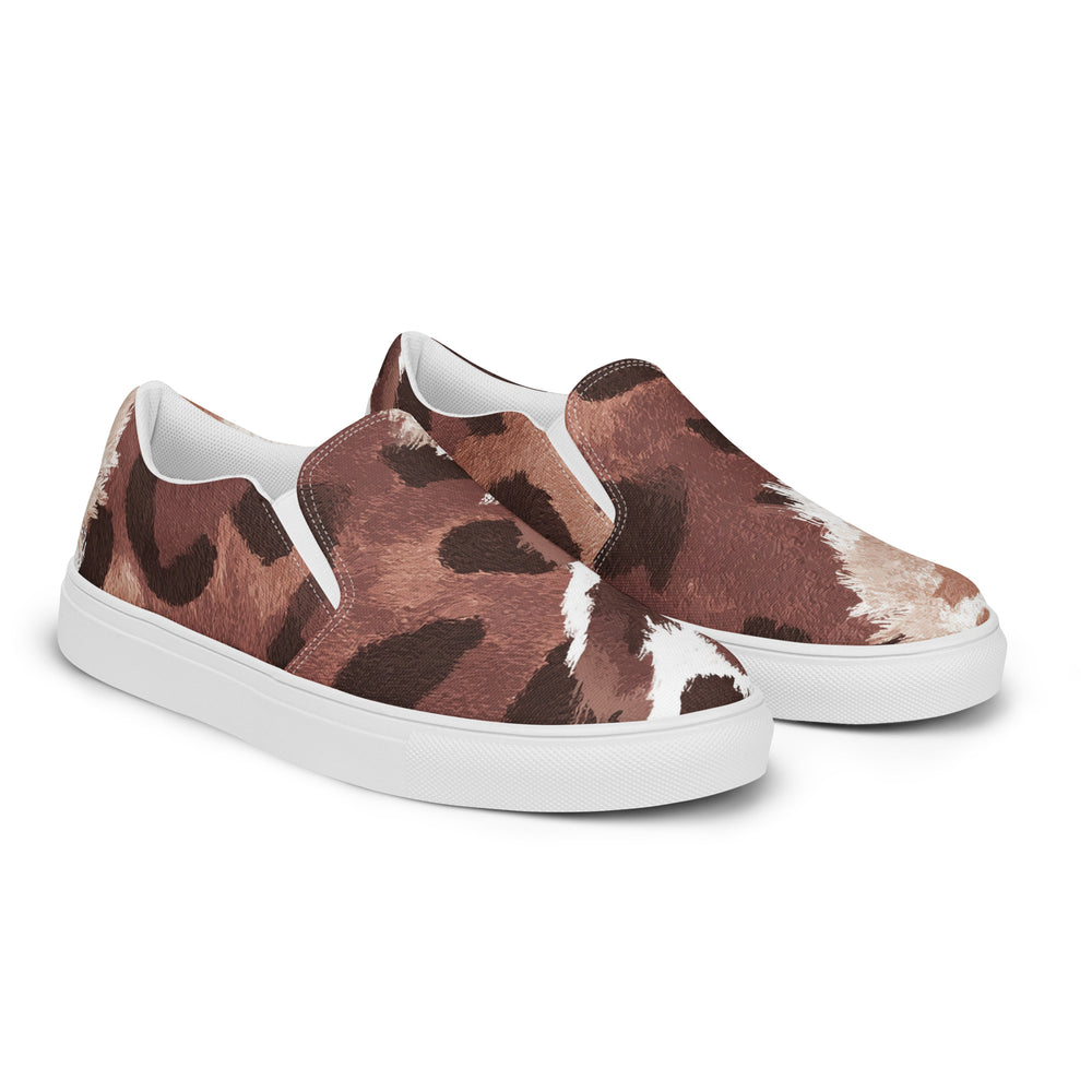 Torino Chic Animal Print Slip-On Sneakers Canvas Shoes | Boutique In USA, Sneakers, $ 65.00, A Moment Of Now™