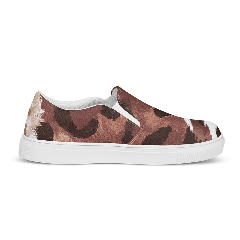 Torino Chic Animal Print Slip-On Sneakers Canvas Shoes | Boutique In USA, Sneakers, $ 65.00, A Moment Of Now™