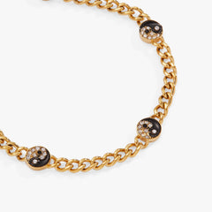 Yin Yang Curb Chain Bracelet | Boutique In USA, Bracelets, $ 33.90, A Moment Of Now™