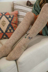 Hummingbird Wool Knee High Socks, Socks, $ 29.95, A Moment Of Now™