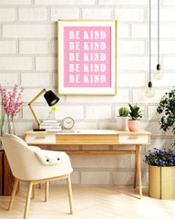 Be Kind Inspirational Quote Word Art Matte Poster Print, Posters, $ 17.50, A Moment Of Now™
