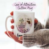 Law of Attraction: Custom Name Mug for Love, Happiness & Success Inspiration, Mugs, $ 26.50, A Moment Of Now™