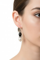 Black & White Pearl Beaded Earrings | Modern Fashion Jewelry, Earrings, $ 18.99, A Moment Of Now™