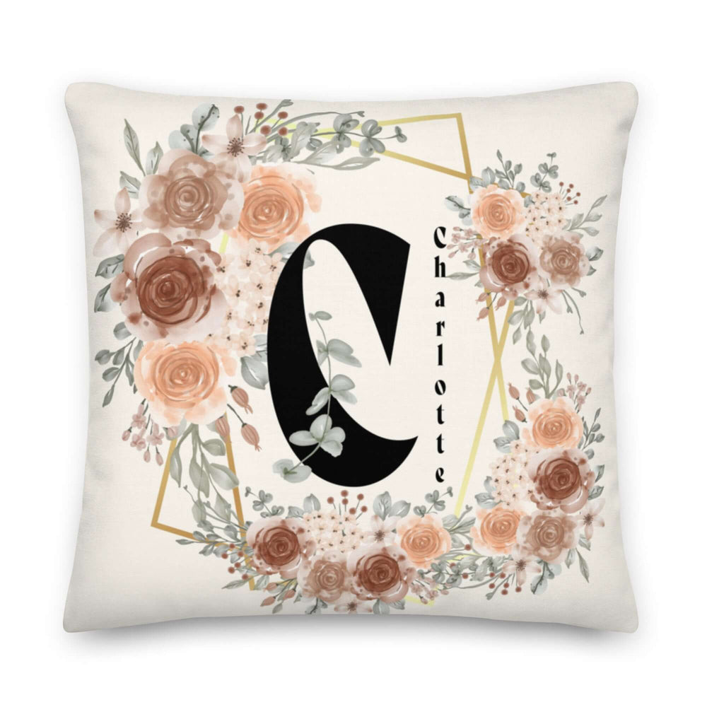 Personalize Pillow with Initial & Name | Custom Name Throw Pillow | Custom Gift For Her, Throw Pillows, $ 45.00, A Moment Of Now™