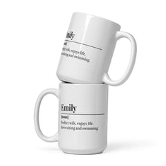 Custom Name and Personalities | Coffee Mug Gift Ideas| Coffee Mug Gift | Personalized Name Mugs | Definition Personalities Mug, Mugs, $ 25.50, A Moment Of Now™