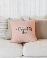 A Moment Of Now Mindfulness Premium Decorative Throw Pillow Accent Cushion in Melon Pink, Throw Pillows, $ 64.50, A Moment Of Now™