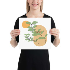 Abstract Botanical Line Art Minimal Botanical Art Boho Home Decor Matte Print Poster, Posters, $ 34.00, A Moment Of Now™