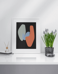 Abstract Clicked 3 Modern Shapes Art Matte Poster, Posters, $ 35.50, A Moment Of Now™