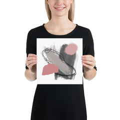Abstract Kyo Shapes and Lines Minimal Wall Art Matte Poster, Poster, $ 22.50, A Moment Of Now™