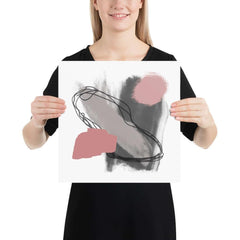 Abstract Kyo Shapes and Lines Minimal Wall Art Matte Poster, Poster, $ 28.00, A Moment Of Now™