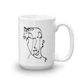 Abstract Lady Art Graphic Coffee Tea Mug Cup, Mugs, $ 24.50, A Moment Of Now™
