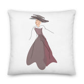 Abstract Line Art Lady Noona Premium Accent Decorative Throw Pillow Cushion, Pillows, $ 71.50, A Moment Of Now™