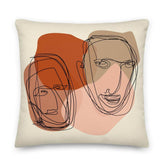 Abstract Line & Shape Art Decorative Throw Pillow Cushion, Pillow, $ 71.50, A Moment Of Now™