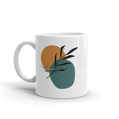 Abstract Minimal Line Art - Botanical Night By The Sea Coffee Tea Cup Mug, Mugs, $ 17.50, A Moment Of Now™