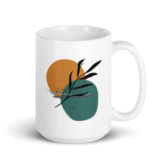 Abstract Minimal Line Art - Botanical Night By The Sea Coffee Tea Cup Mug, Mugs, $ 24.00, A Moment Of Now™