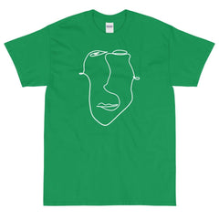 Abstract Minimal Line Art Drawing of a Face 10012020 Men's Classic Fit Short Sleeve T-Shirt | Boutique In USA, T-shirts, $ 35.44, A Moment Of Now™