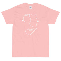 Abstract Minimal Line Art Drawing of a Face 10012020 Men's Classic Fit Short Sleeve T-Shirt | Boutique In USA, T-shirts, $ 35.44, A Moment Of Now™